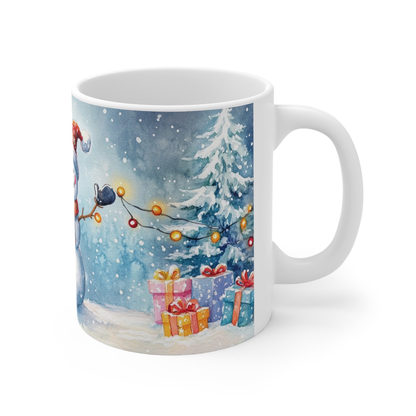 Keramisk Julekopp med Julemotiv #71 – Perfekt Gave til Kaffe, Te eller Kakao