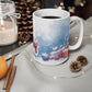 Keramisk Julekopp med Julemotiv #87 – Perfekt Gave til Kaffe, Te eller Kakao