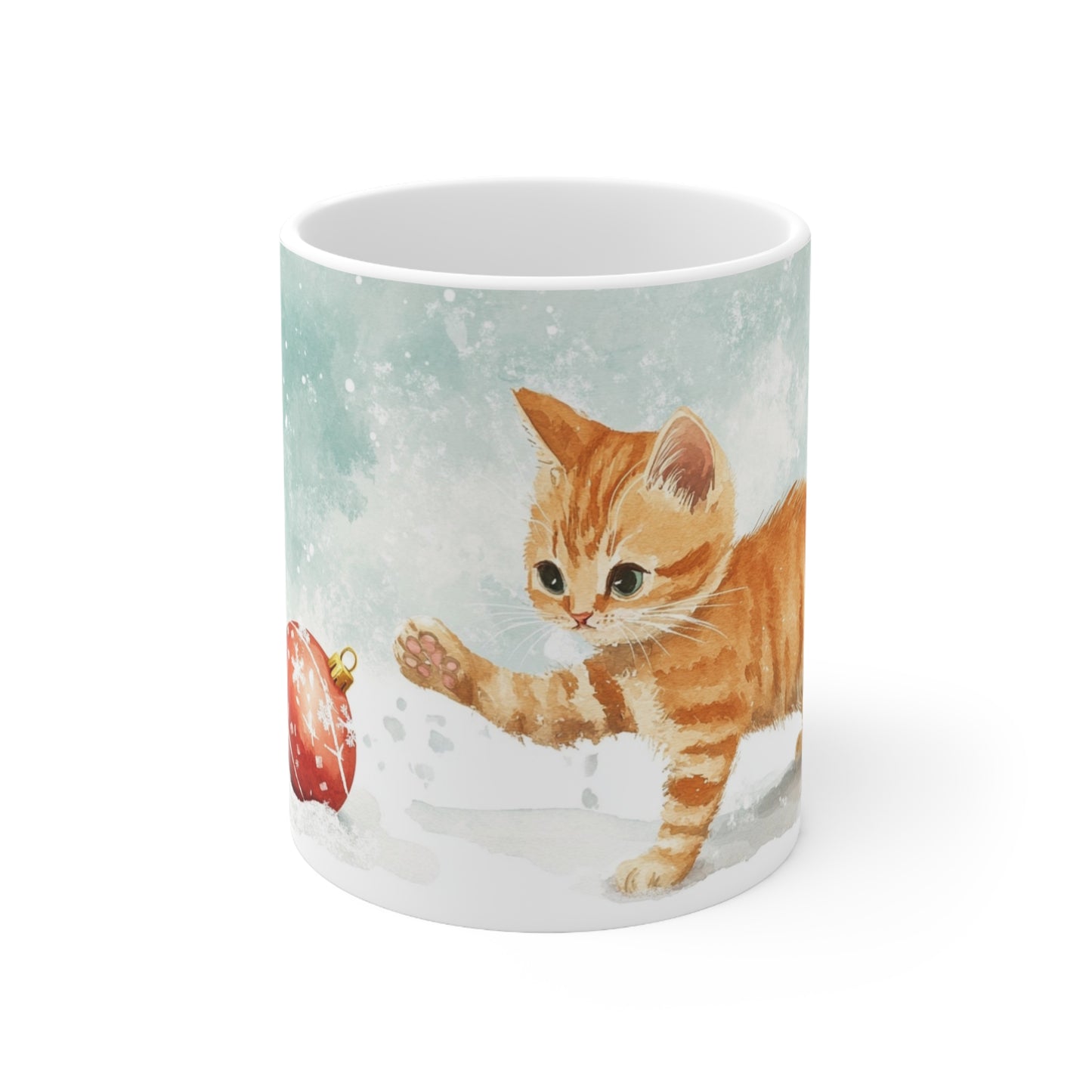 Keramisk Julekopp med Julemotiv #76 – Perfekt Gave til Kaffe, Te eller Kakao