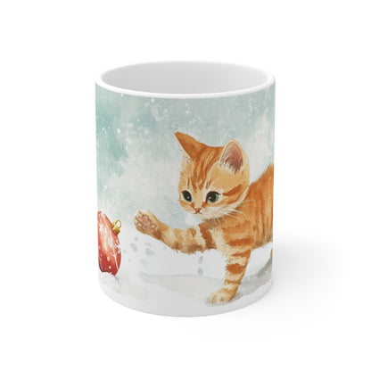 Keramisk Julekopp med Julemotiv #76 – Perfekt Gave til Kaffe, Te eller Kakao