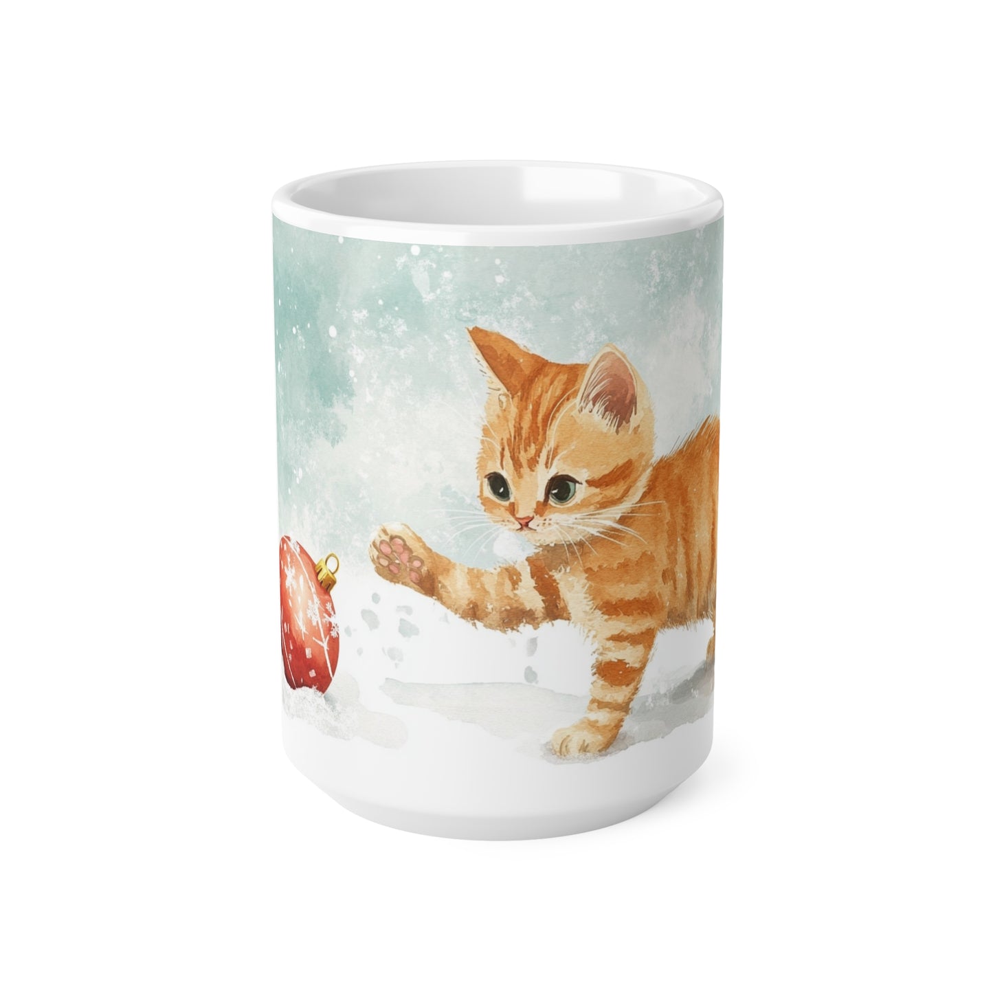 Keramisk Julekopp med Julemotiv #76 – Perfekt Gave til Kaffe, Te eller Kakao