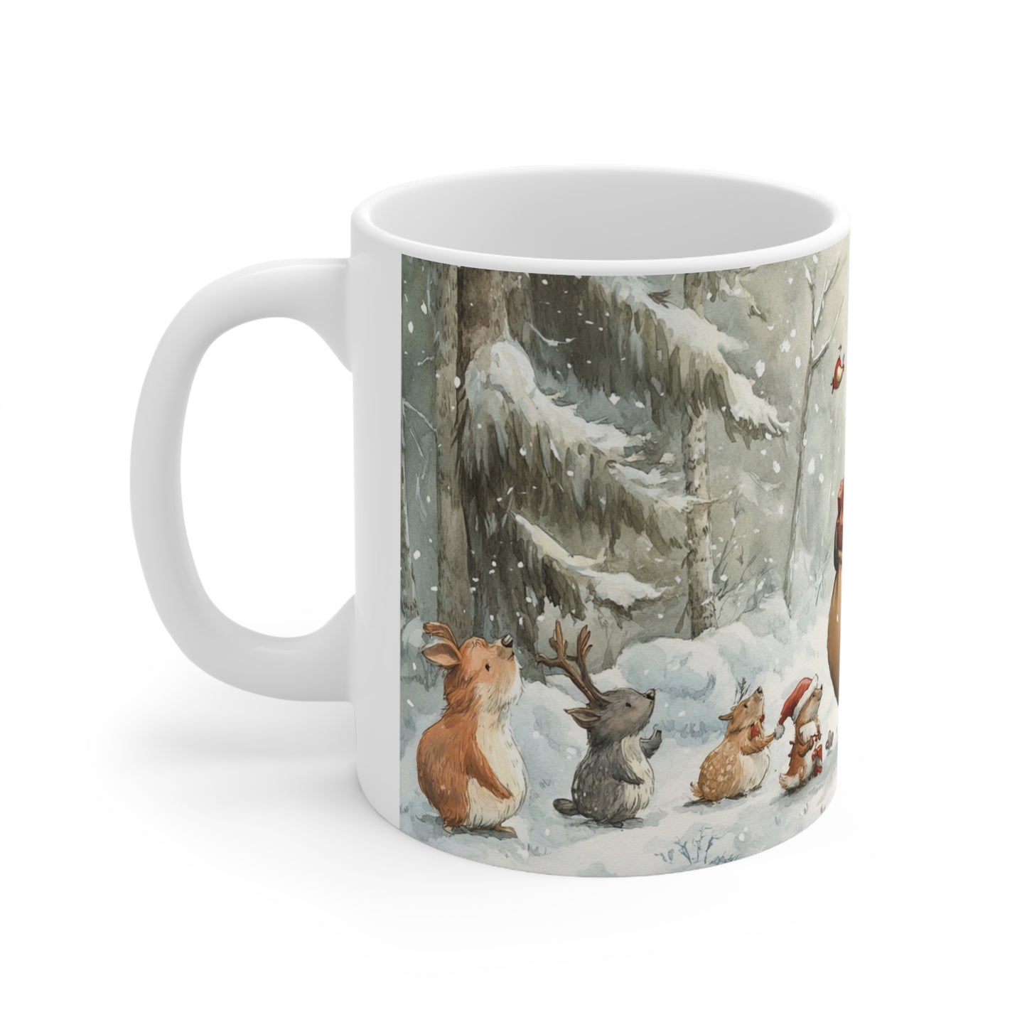 Keramisk Julekopp med Julemotiv #67 – Perfekt Gave til Kaffe, Te eller Kakao