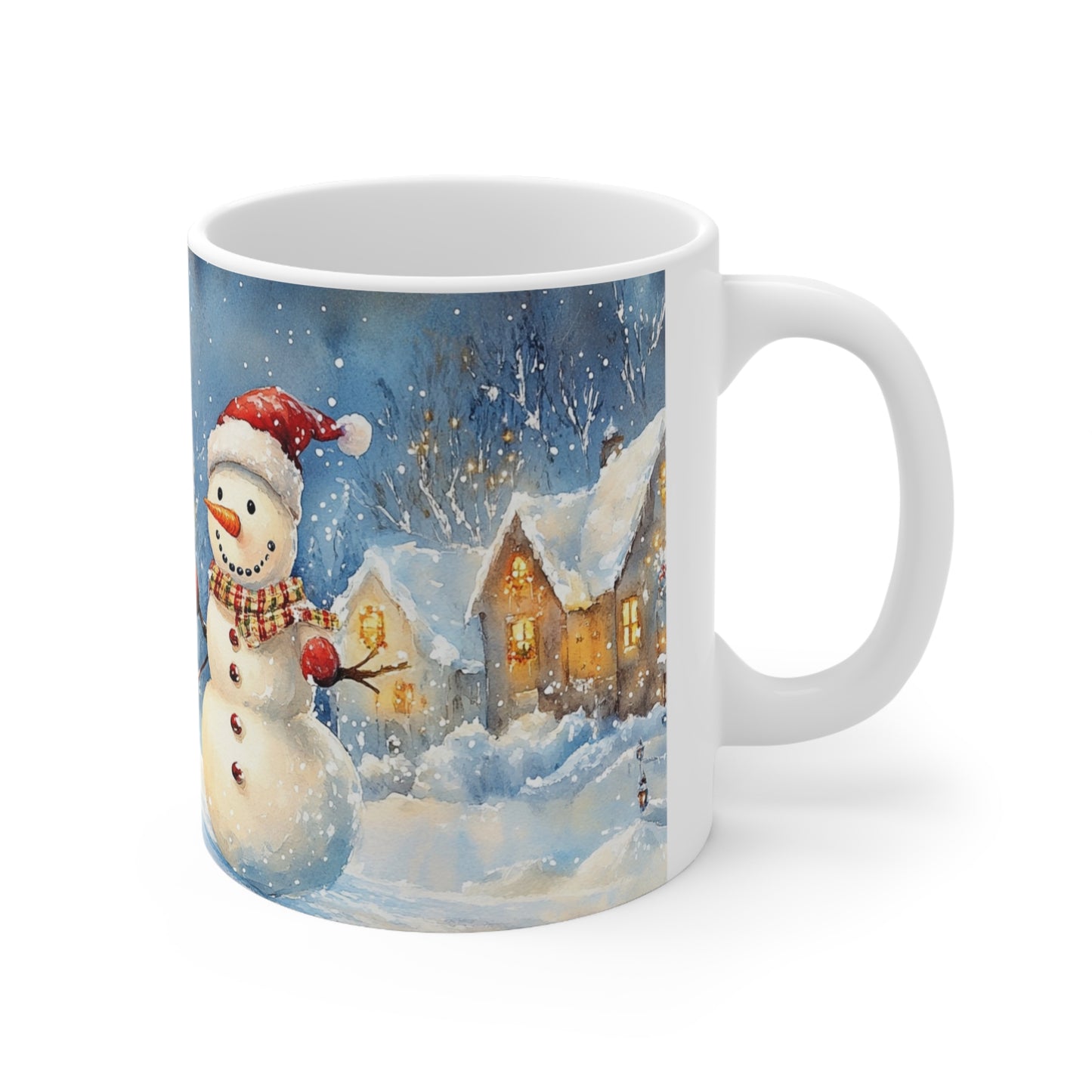 Keramisk Julekopp med Julemotiv #72 – Perfekt Gave til Kaffe, Te eller Kakao