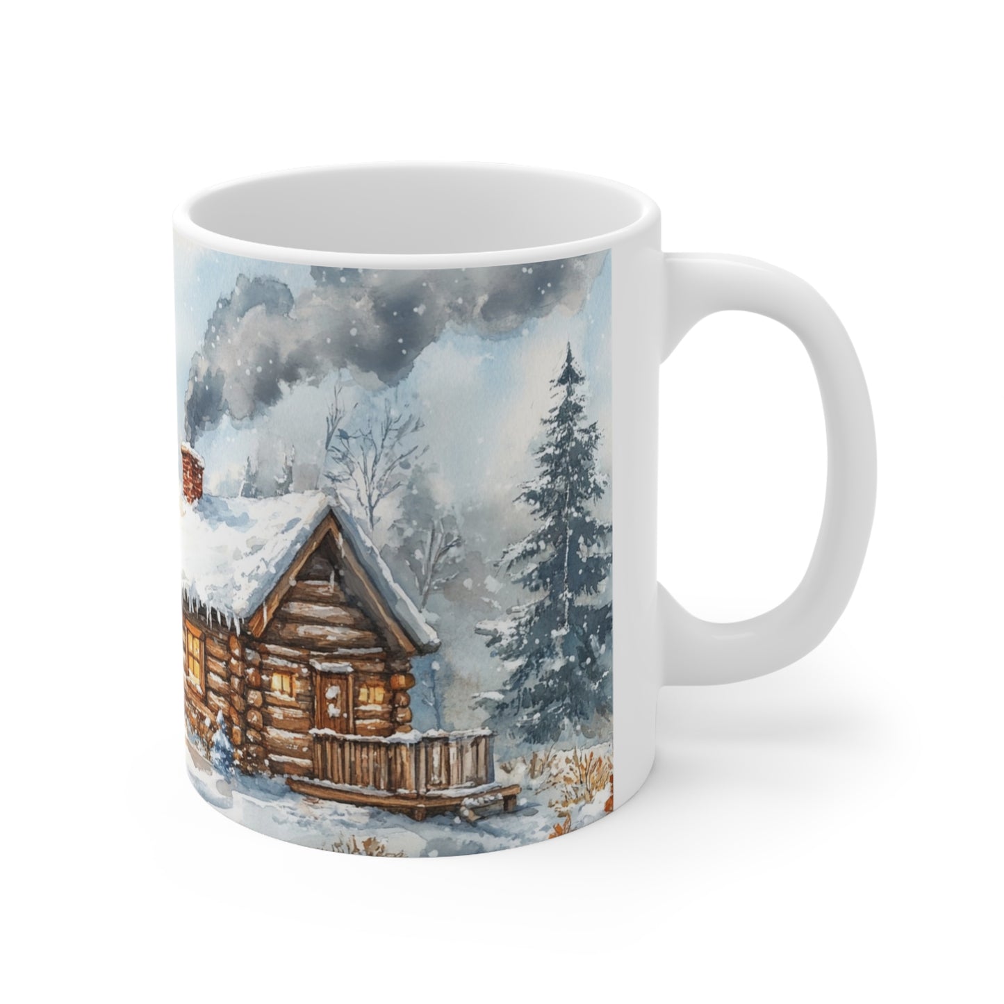 Keramisk Julekopp med Julemotiv #5 – Perfekt Gave til Kaffe, Te eller Kakao