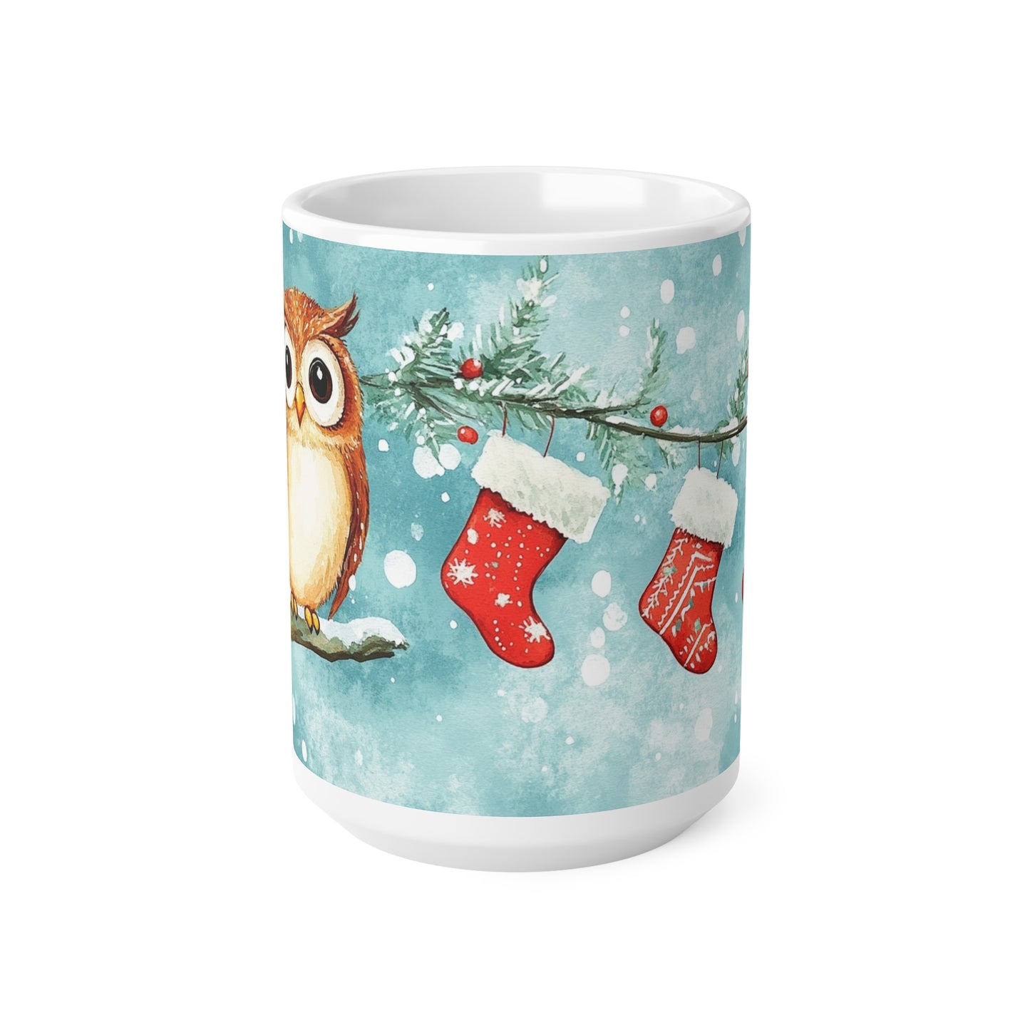 Keramisk Julekopp med Julemotiv #23 – Perfekt Gave til Kaffe, Te eller Kakao