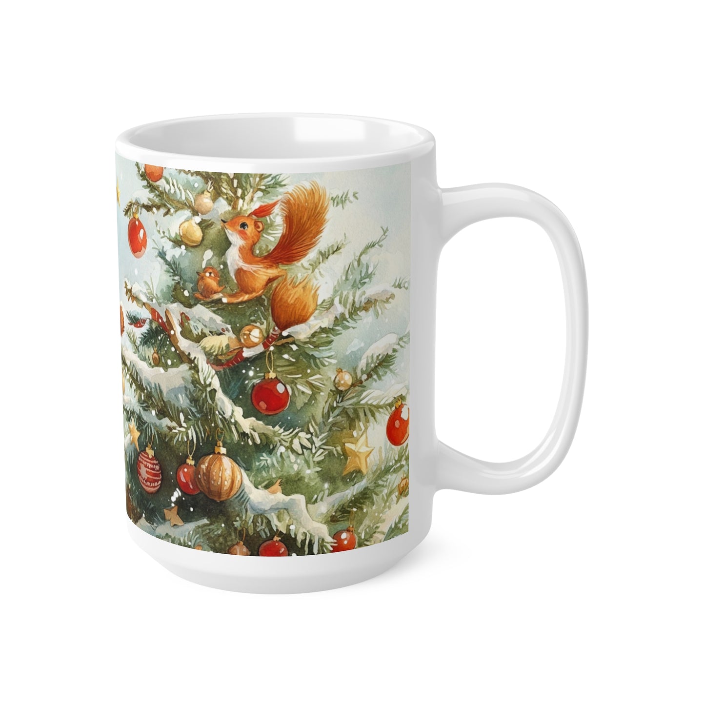 Keramisk Julekopp med Julemotiv #2 – Perfekt Gave til Kaffe, Te eller Kakao