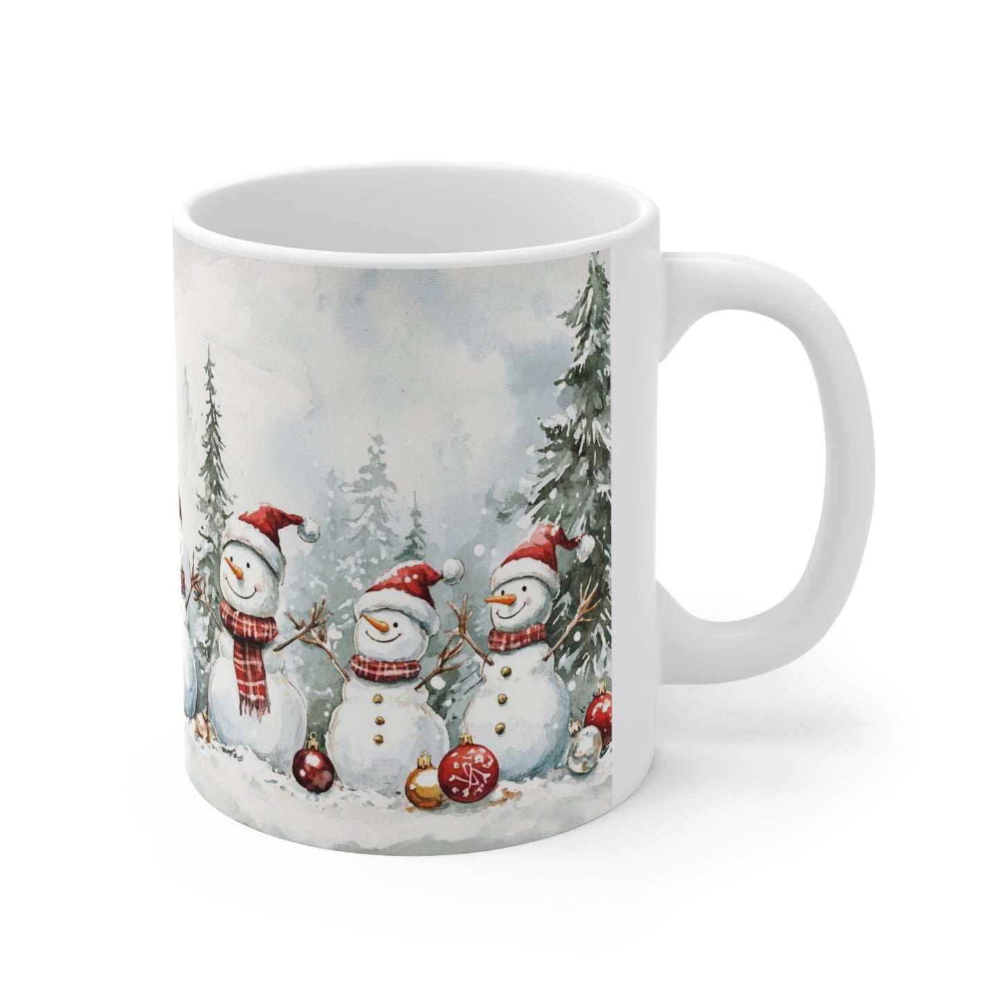 Keramisk Julekopp med Julemotiv #47 – Perfekt Gave til Kaffe, Te eller Kakao