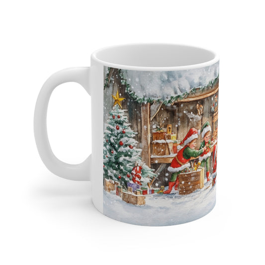 Keramisk Julekopp med Julemotiv #52 – Perfekt Gave til Kaffe, Te eller Kakao