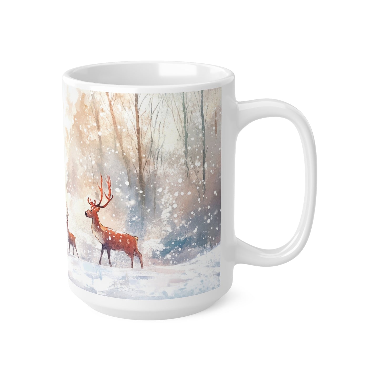 Keramisk Julekopp med Julemotiv #43 – Perfekt Gave til Kaffe, Te eller Kakao