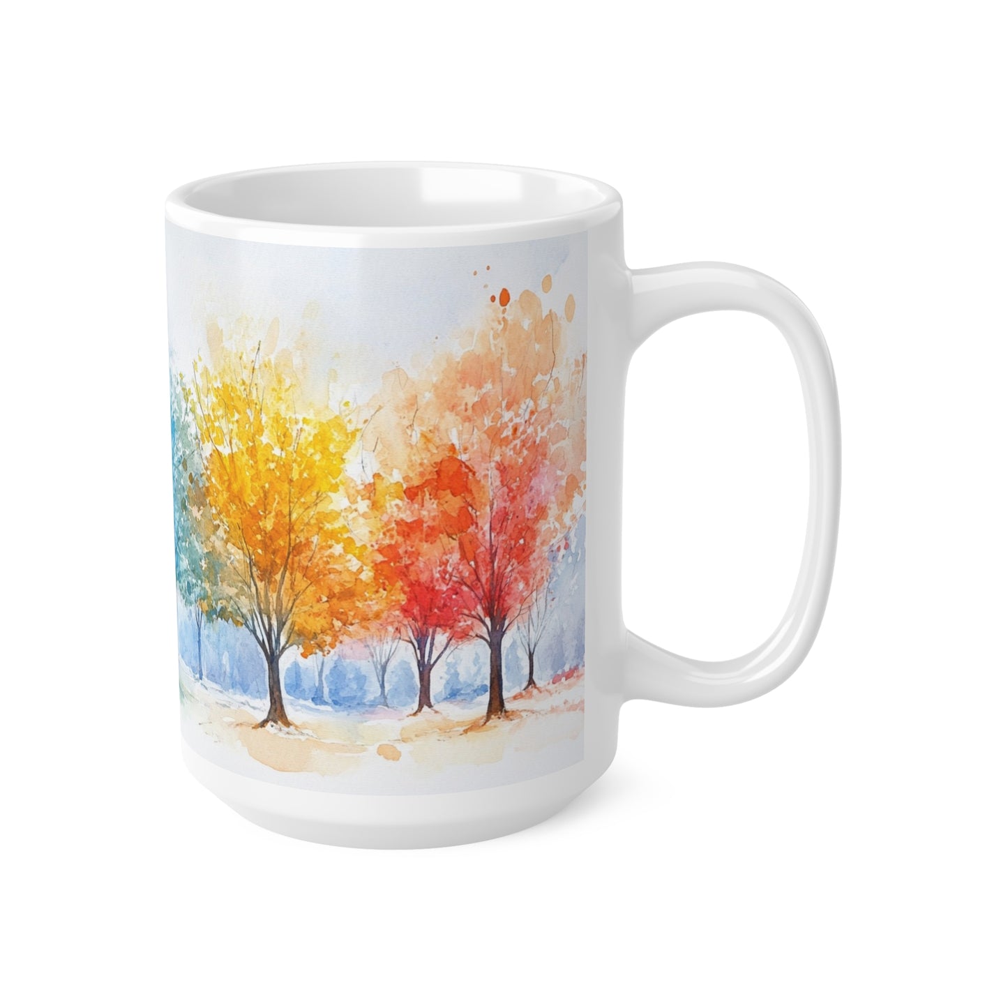 Keramisk Julekopp med Julemotiv #104 – Perfekt Gave til Kaffe, Te eller Kakao