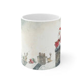 Keramisk Julekopp med Julemotiv #83 – Perfekt Gave til Kaffe, Te eller Kakao