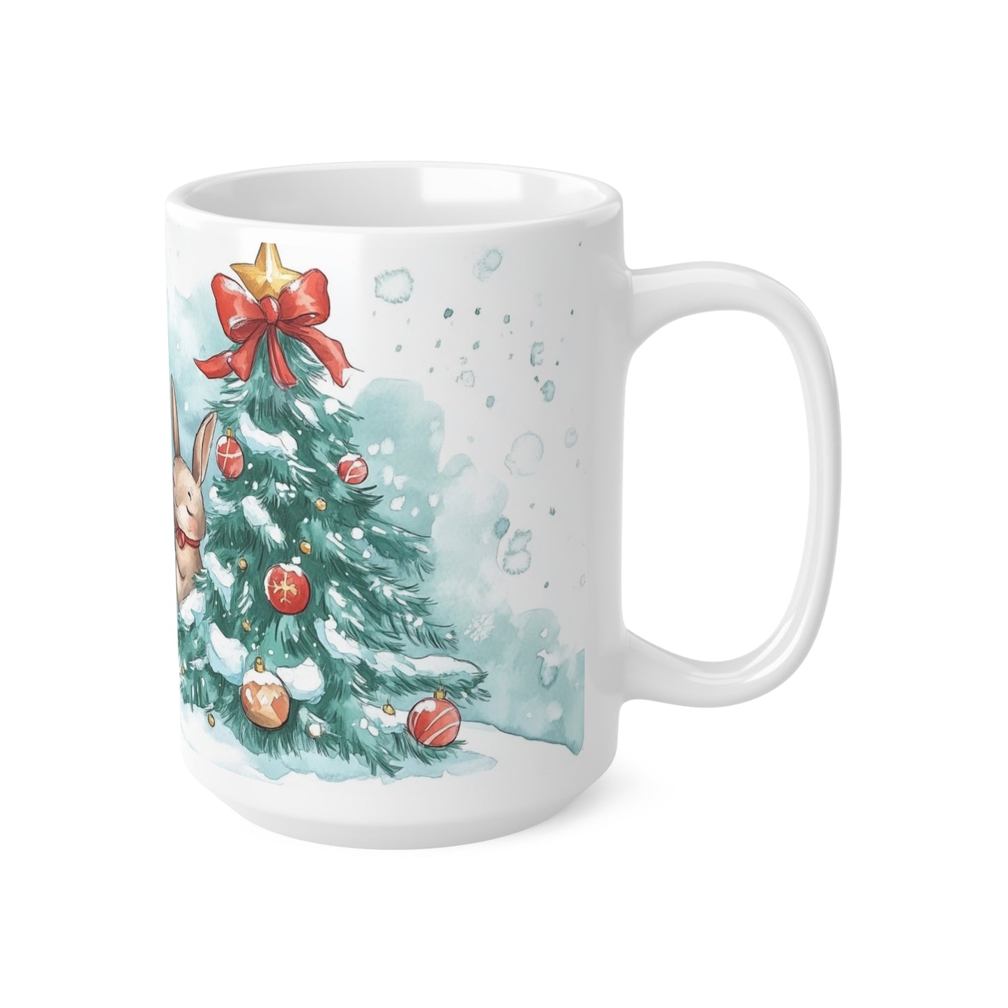 Keramisk Julekopp med Julemotiv #19 – Perfekt Gave til Kaffe, Te eller Kakao