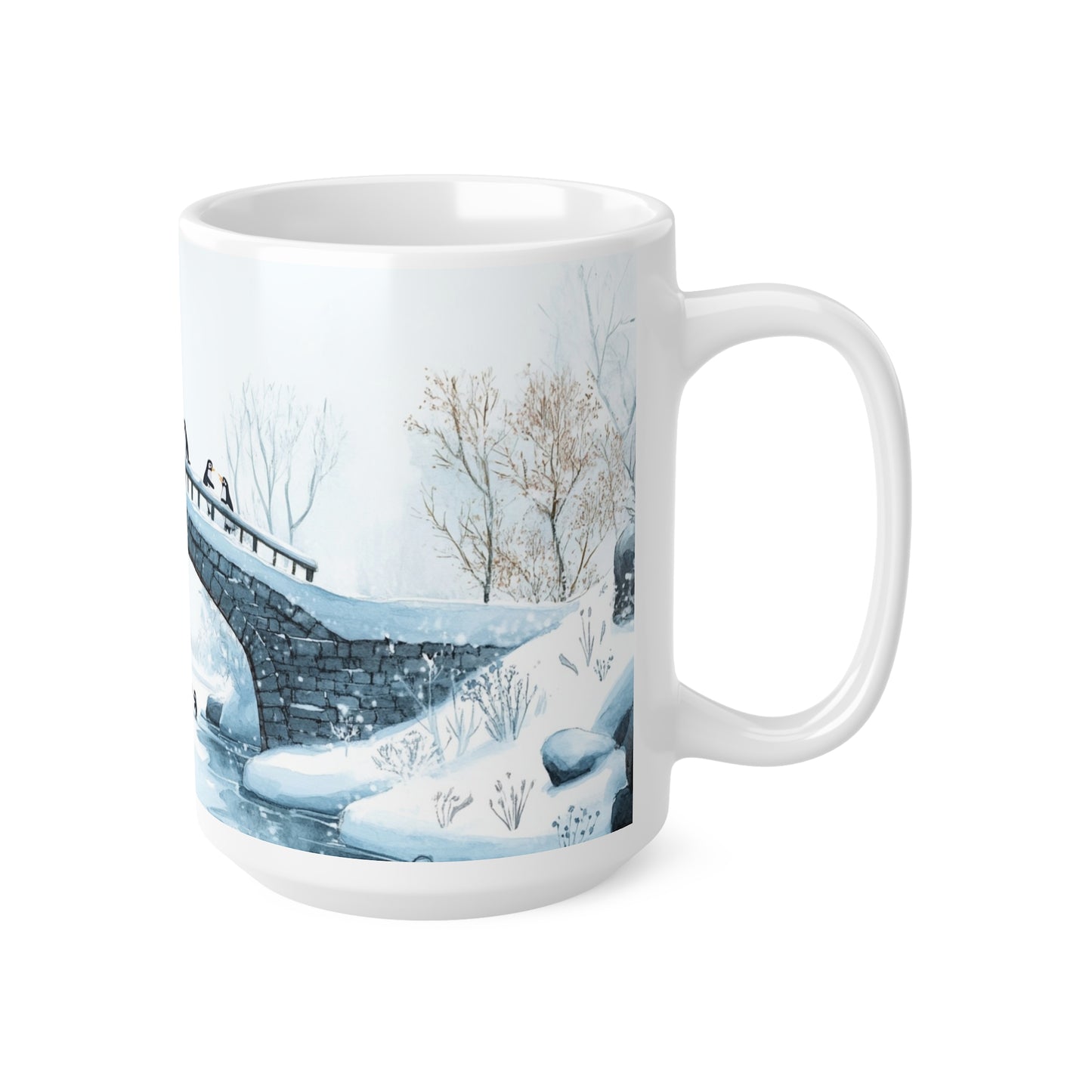 Keramisk Julekopp med Julemotiv #34 – Perfekt Gave til Kaffe, Te eller Kakao