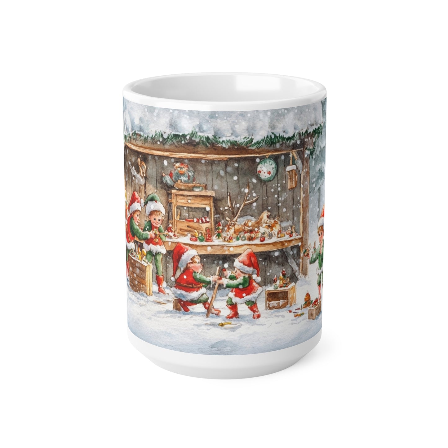 Keramisk Julekopp med Julemotiv #52 – Perfekt Gave til Kaffe, Te eller Kakao