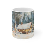 Keramisk Julekopp med Julemotiv #3 – Perfekt Gave til Kaffe, Te eller Kakao