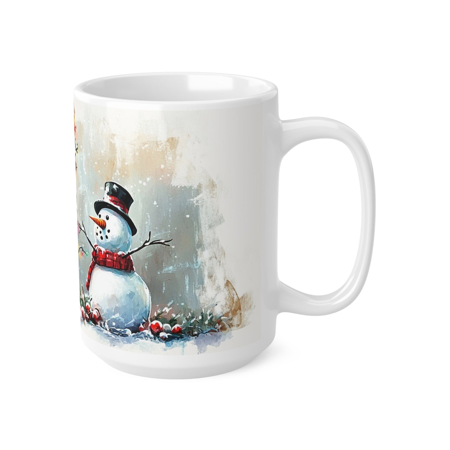 Keramisk Julekopp med Julemotiv #36 – Perfekt Gave til Kaffe, Te eller Kakao