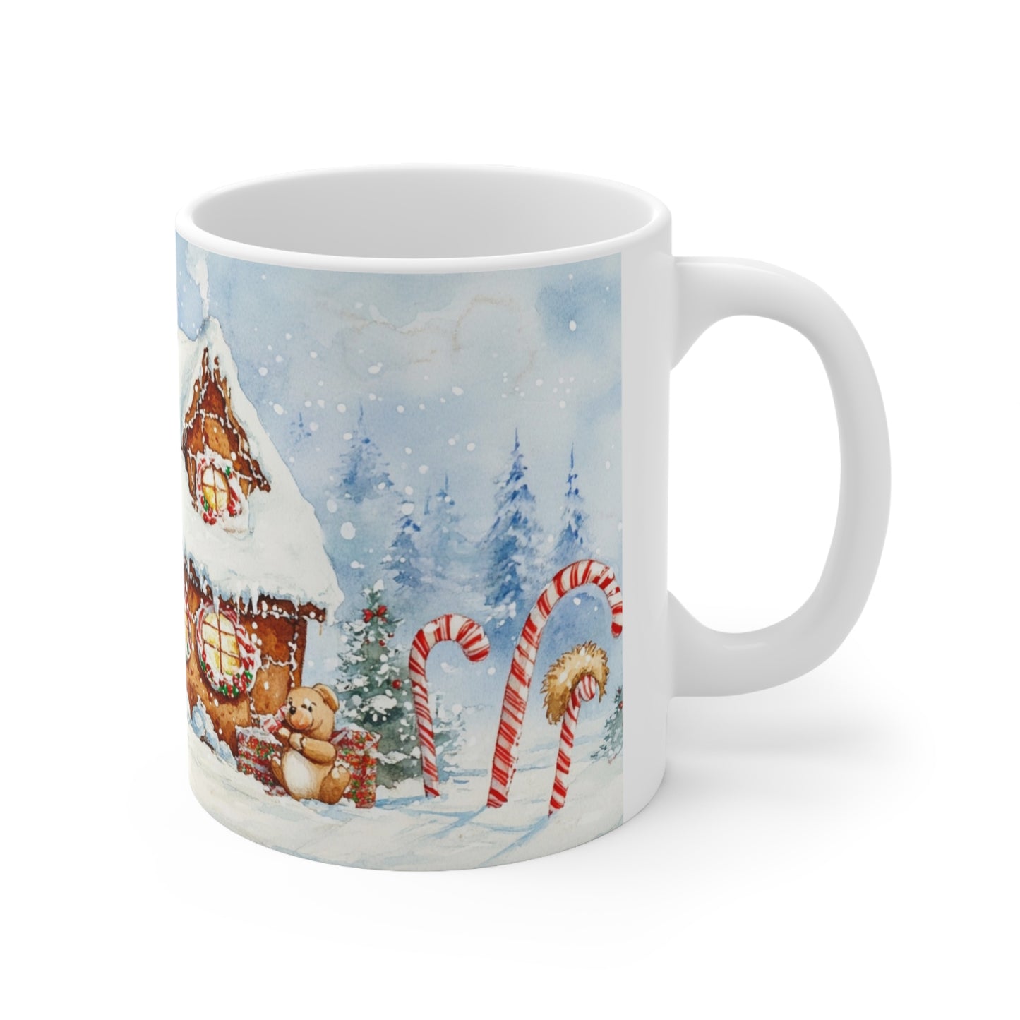 Keramisk Julekopp med Julemotiv #101 – Perfekt Gave til Kaffe, Te eller Kakao