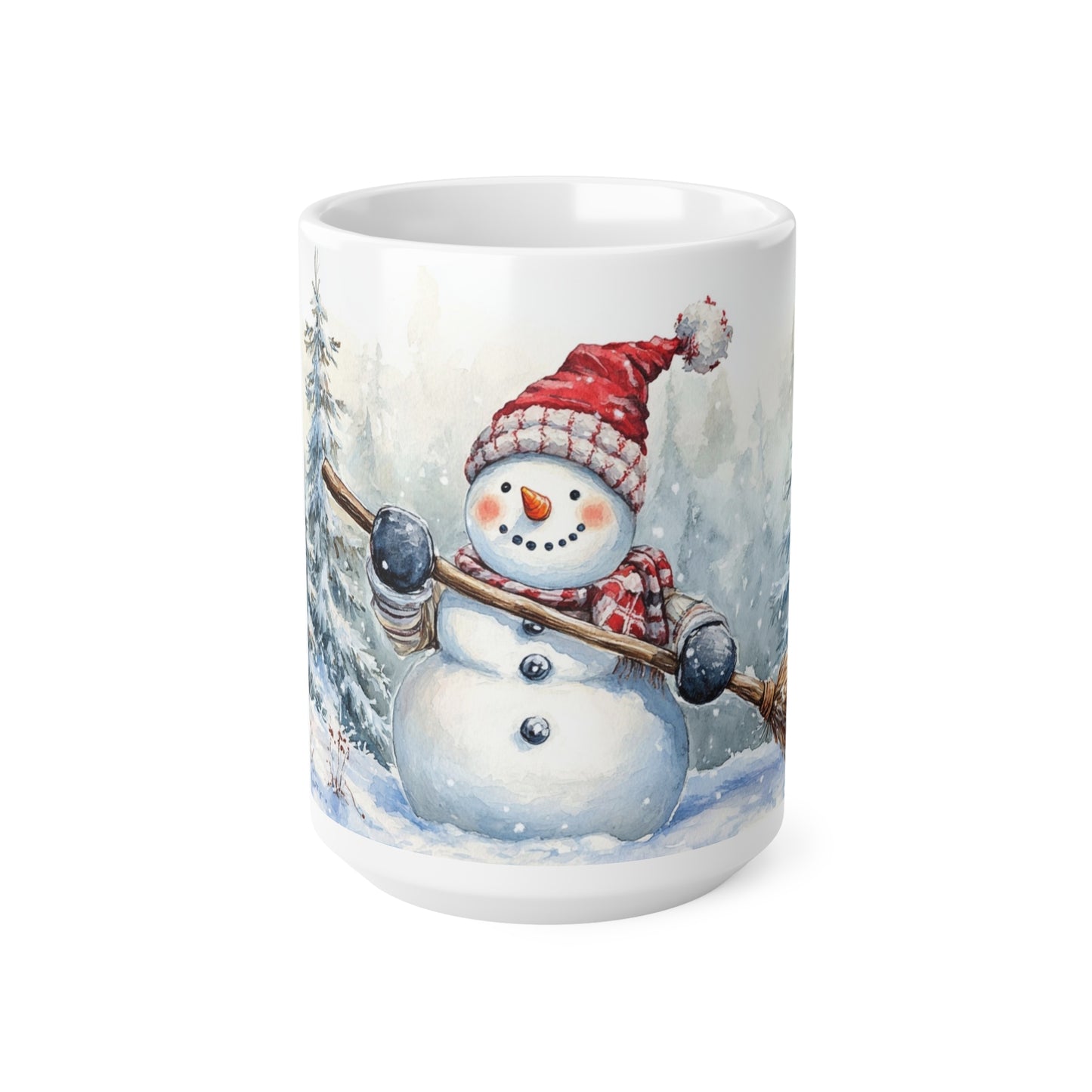 Keramisk Julekopp med Julemotiv #63 – Perfekt Gave til Kaffe, Te eller Kakao