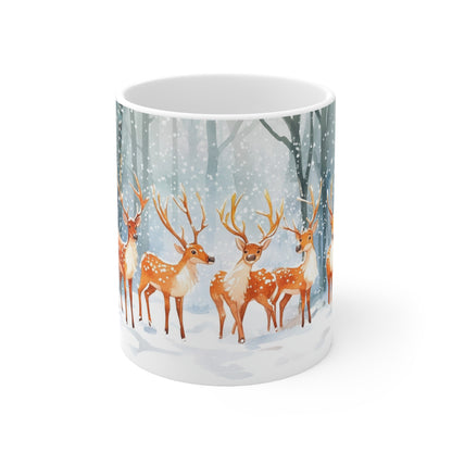 Keramisk Julekopp med Julemotiv #44 – Perfekt Gave til Kaffe, Te eller Kakao