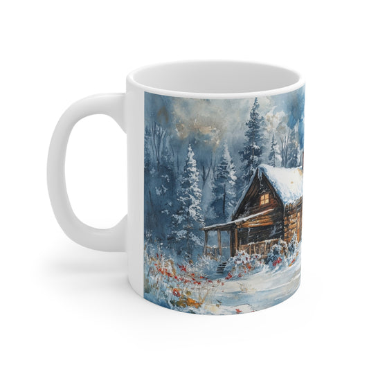 Keramisk Julekopp med Julemotiv #9 – Perfekt Gave til Kaffe, Te eller Kakao