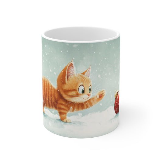 Keramisk Julekopp med Julemotiv #79 – Perfekt Gave til Kaffe, Te eller Kakao