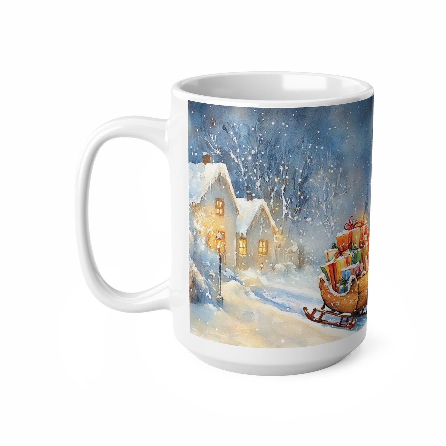 Keramisk Julekopp med Julemotiv #72 – Perfekt Gave til Kaffe, Te eller Kakao