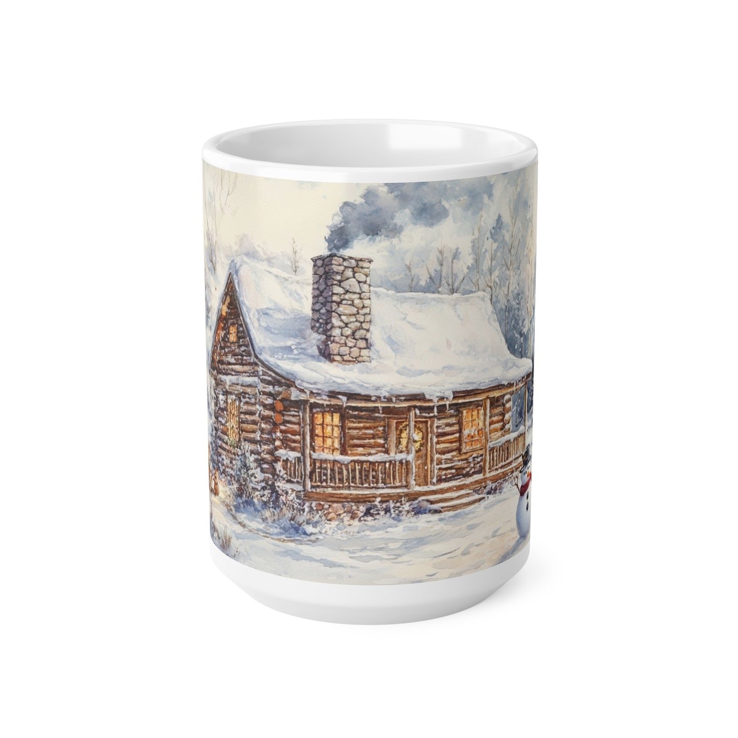 Keramisk Julekopp med Julemotiv #12 – Perfekt Gave til Kaffe, Te eller Kakao