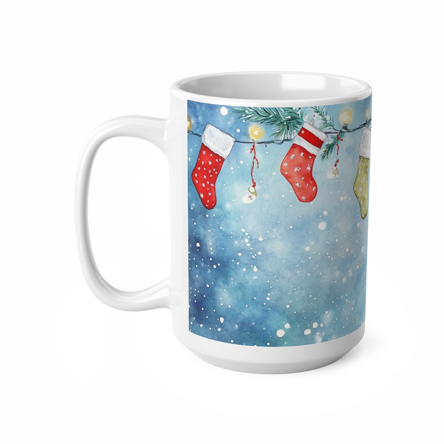 Keramisk Julekopp med Julemotiv #22 – Perfekt Gave til Kaffe, Te eller Kakao