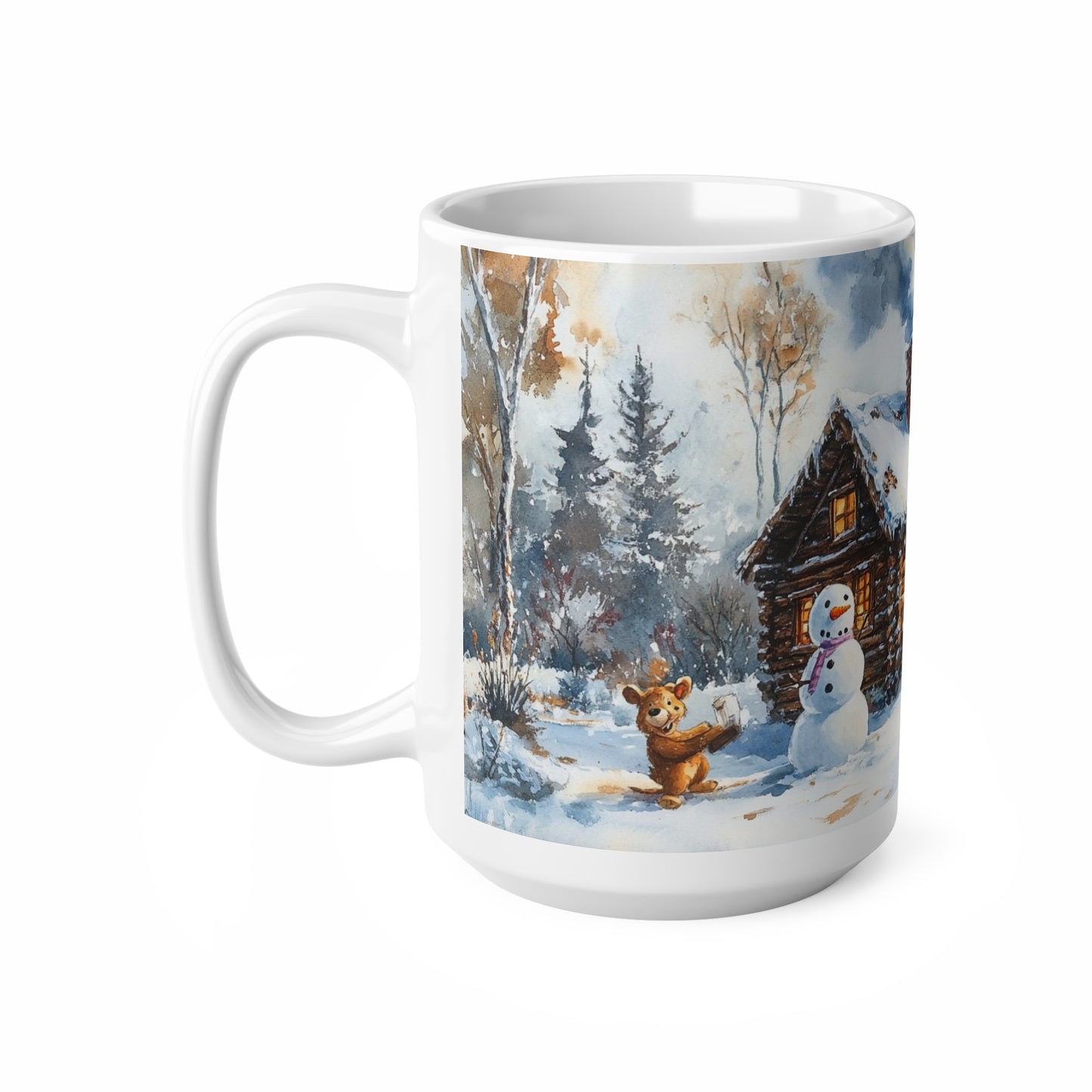 Keramisk Julekopp med Julemotiv #10 – Perfekt Gave til Kaffe, Te eller Kakao