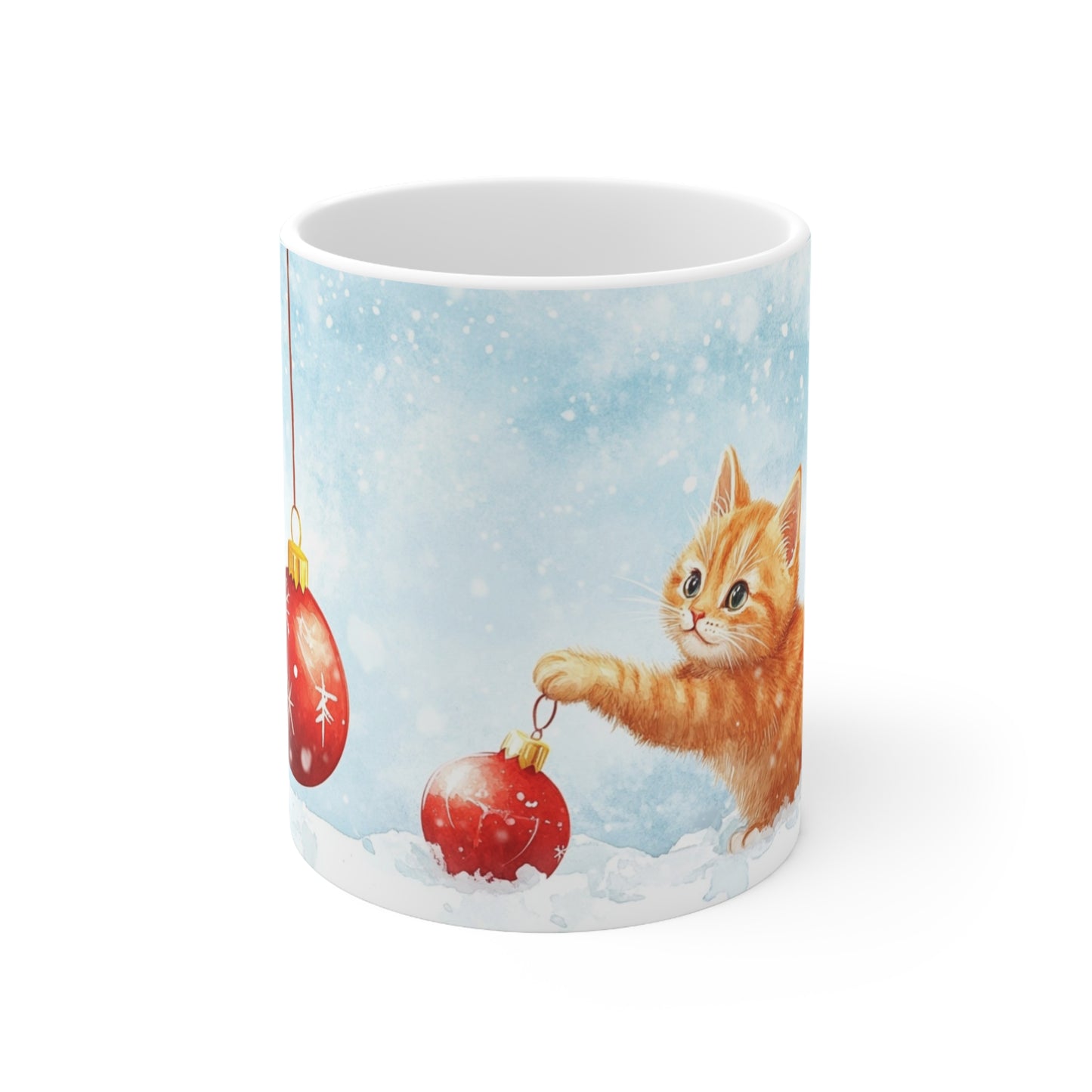 Keramisk Julekopp med Julemotiv #78 – Perfekt Gave til Kaffe, Te eller Kakao