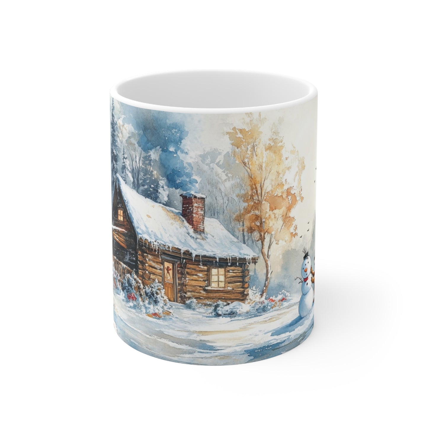 Keramisk Julekopp med Julemotiv #9 – Perfekt Gave til Kaffe, Te eller Kakao