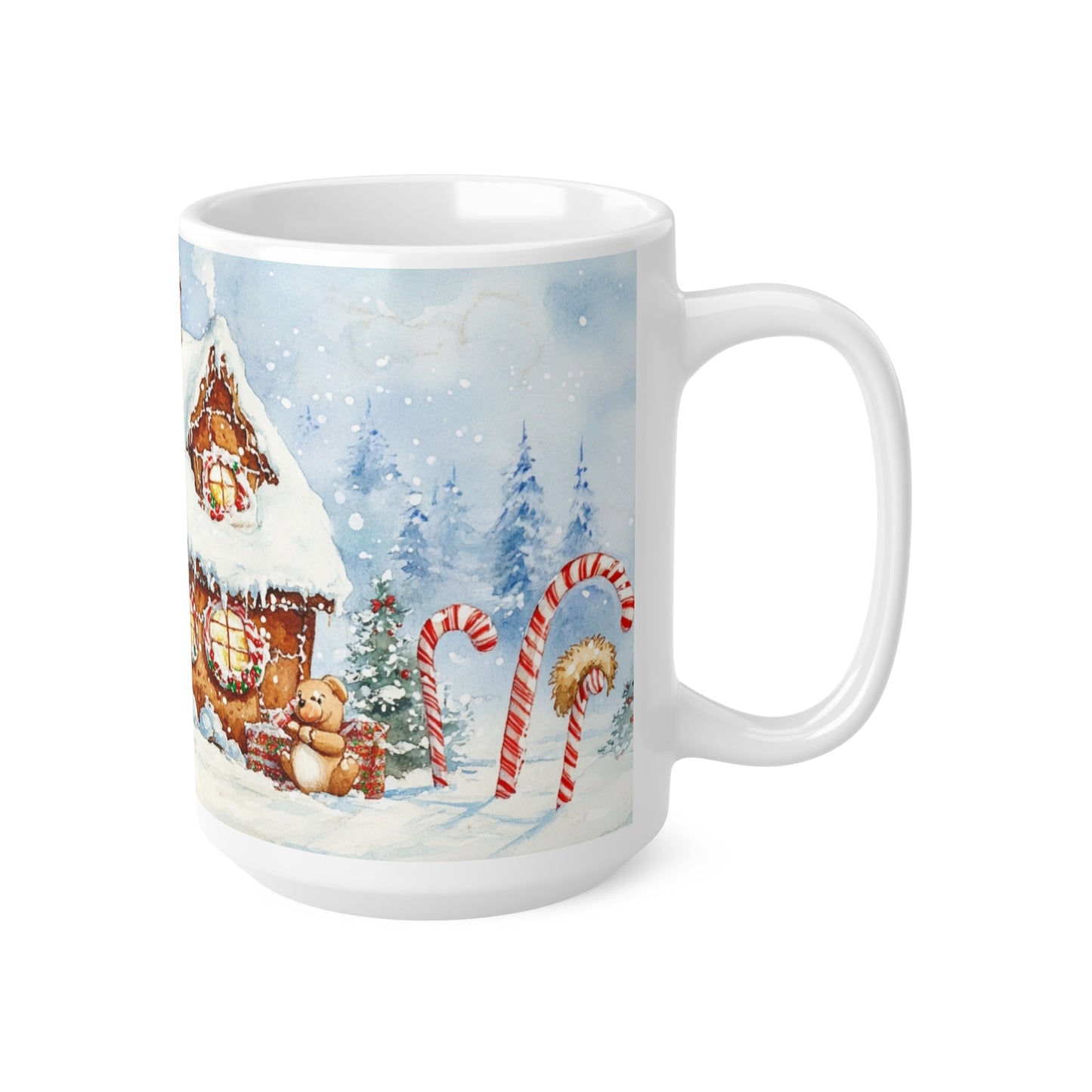 Keramisk Julekopp med Julemotiv #101 – Perfekt Gave til Kaffe, Te eller Kakao