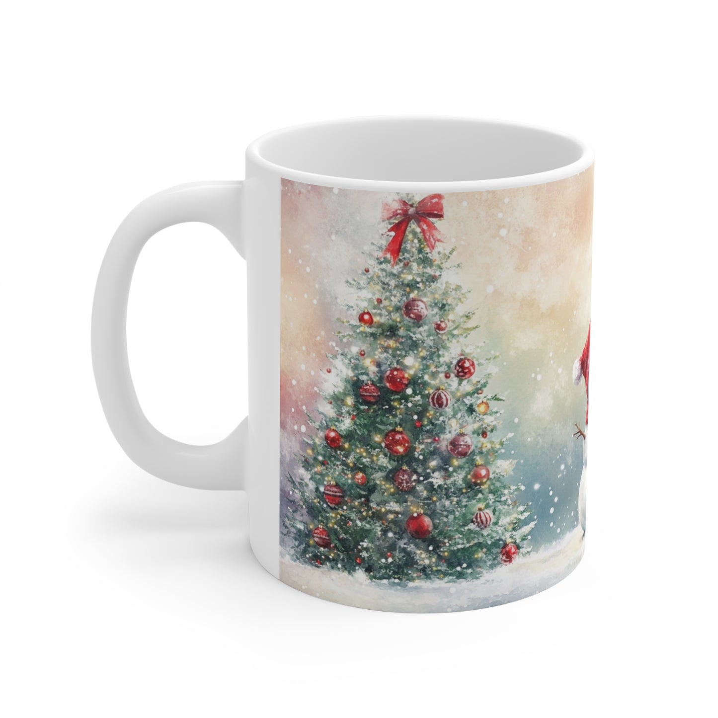 Keramisk Julekopp med Julemotiv #30 – Perfekt Gave til Kaffe, Te eller Kakao