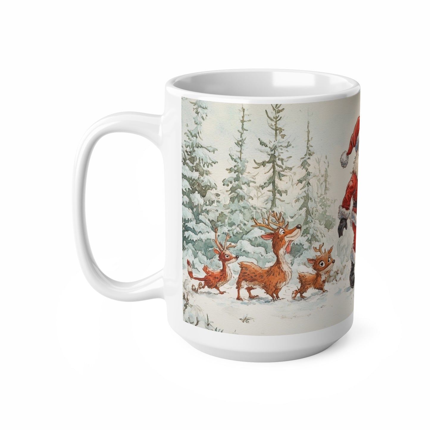 Keramisk Julekopp med Julemotiv #68 – Perfekt Gave til Kaffe, Te eller Kakao