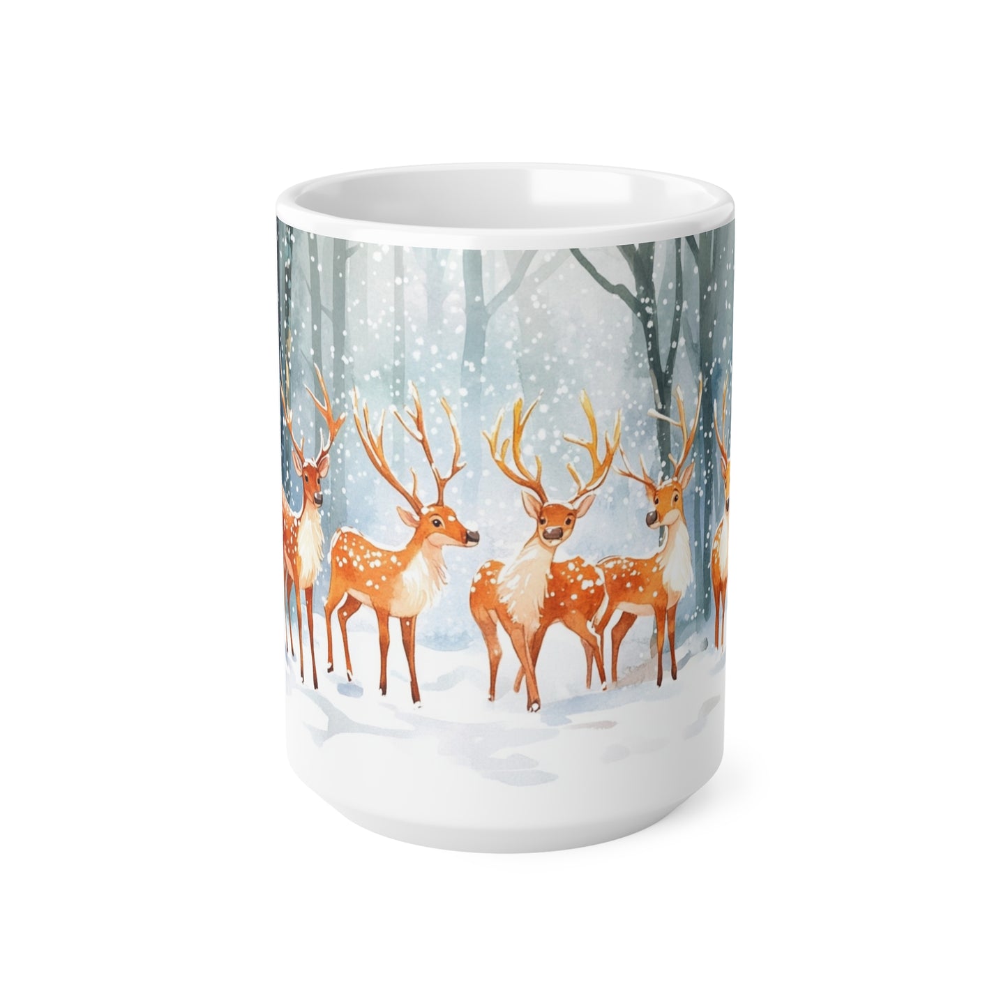 Keramisk Julekopp med Julemotiv #44 – Perfekt Gave til Kaffe, Te eller Kakao