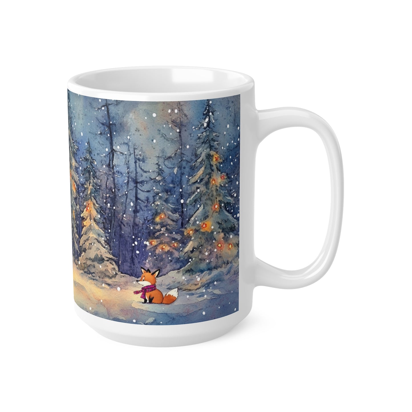 Keramisk Julekopp med Julemotiv #4 – Perfekt Gave til Kaffe, Te eller Kakao