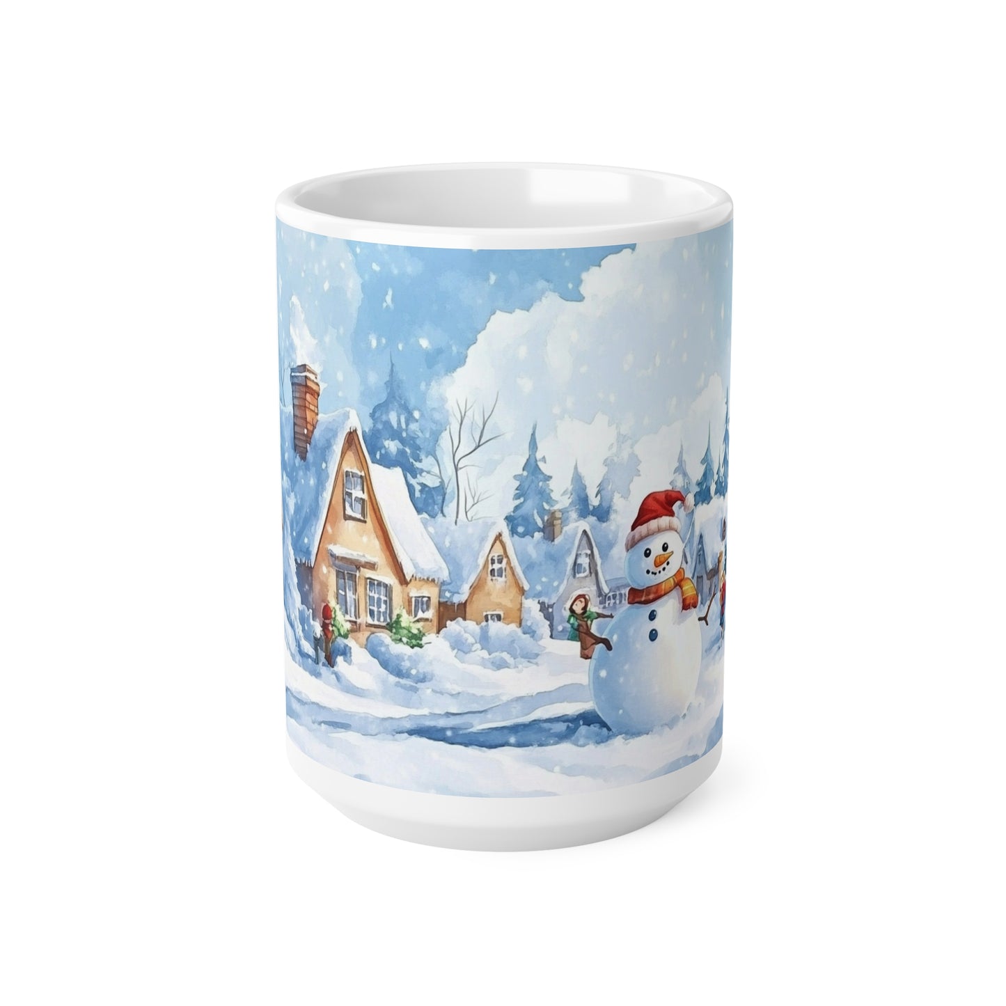 Keramisk Julekopp med Julemotiv #11 – Perfekt Gave til Kaffe, Te eller Kakao