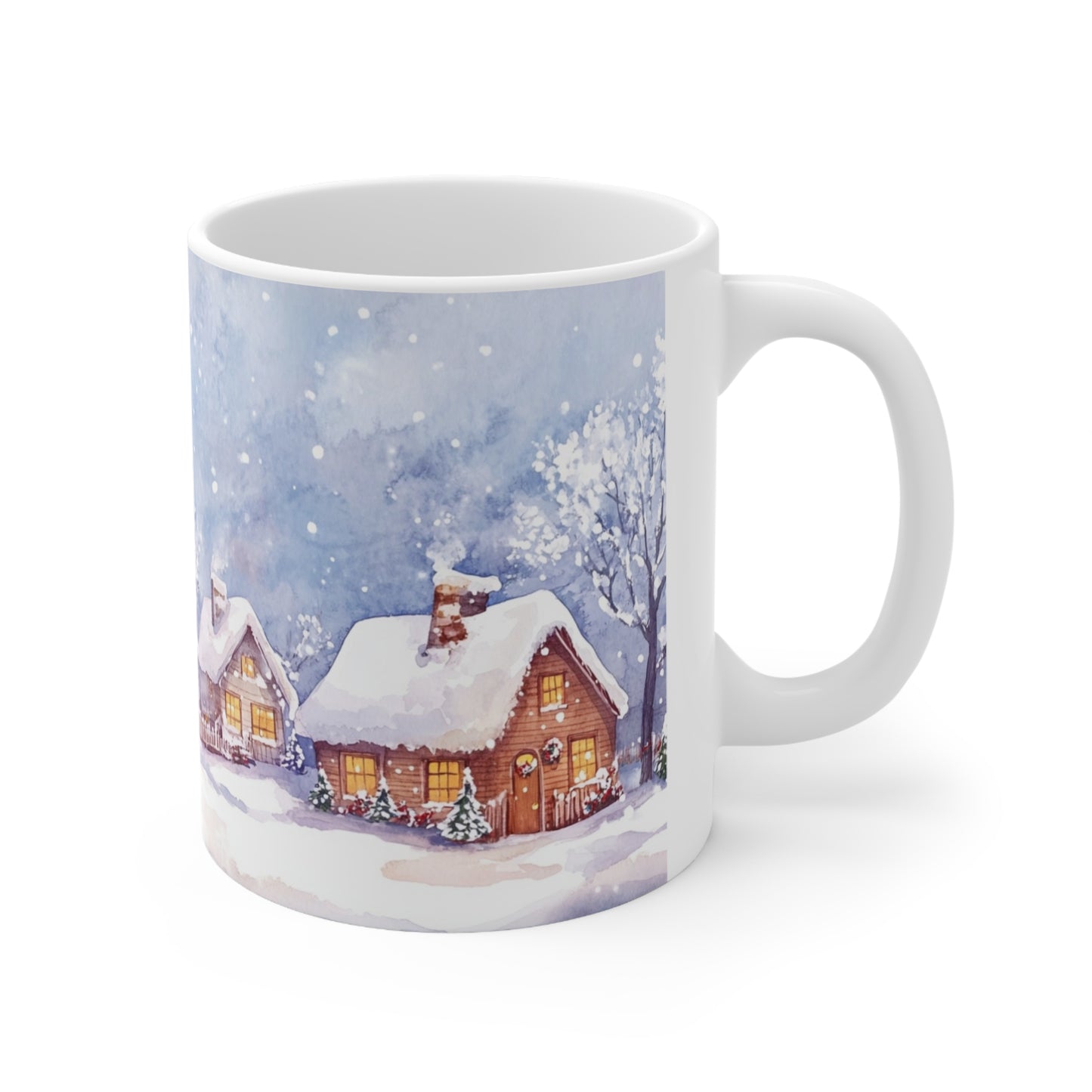 Keramisk Julekopp med Julemotiv #93 – Perfekt Gave til Kaffe, Te eller Kakao