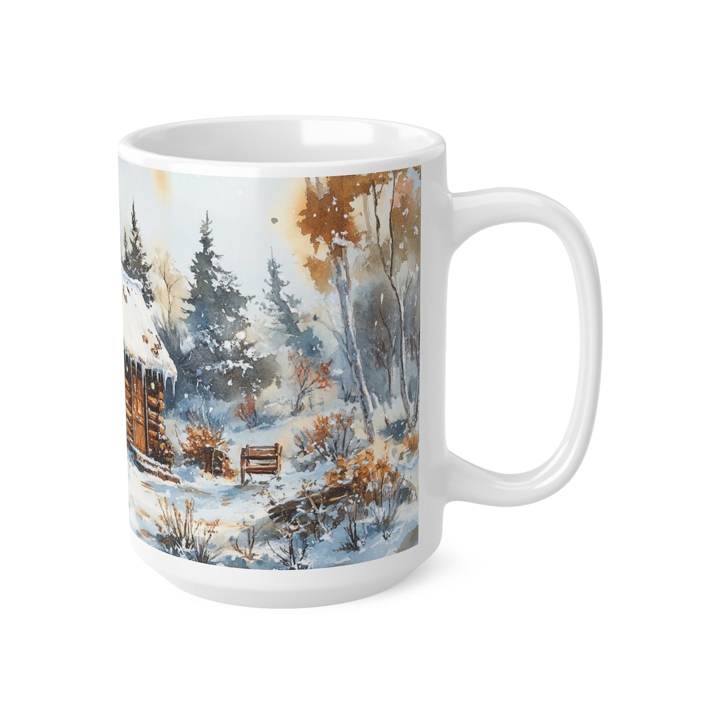 Keramisk Julekopp med Julemotiv #10 – Perfekt Gave til Kaffe, Te eller Kakao