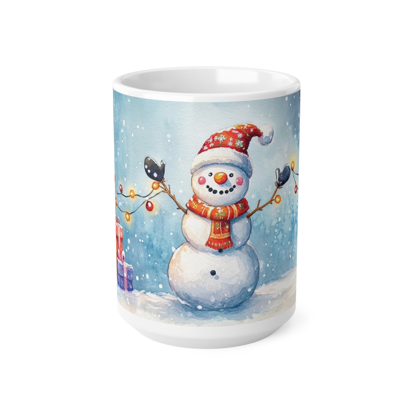 Keramisk Julekopp med Julemotiv #71 – Perfekt Gave til Kaffe, Te eller Kakao