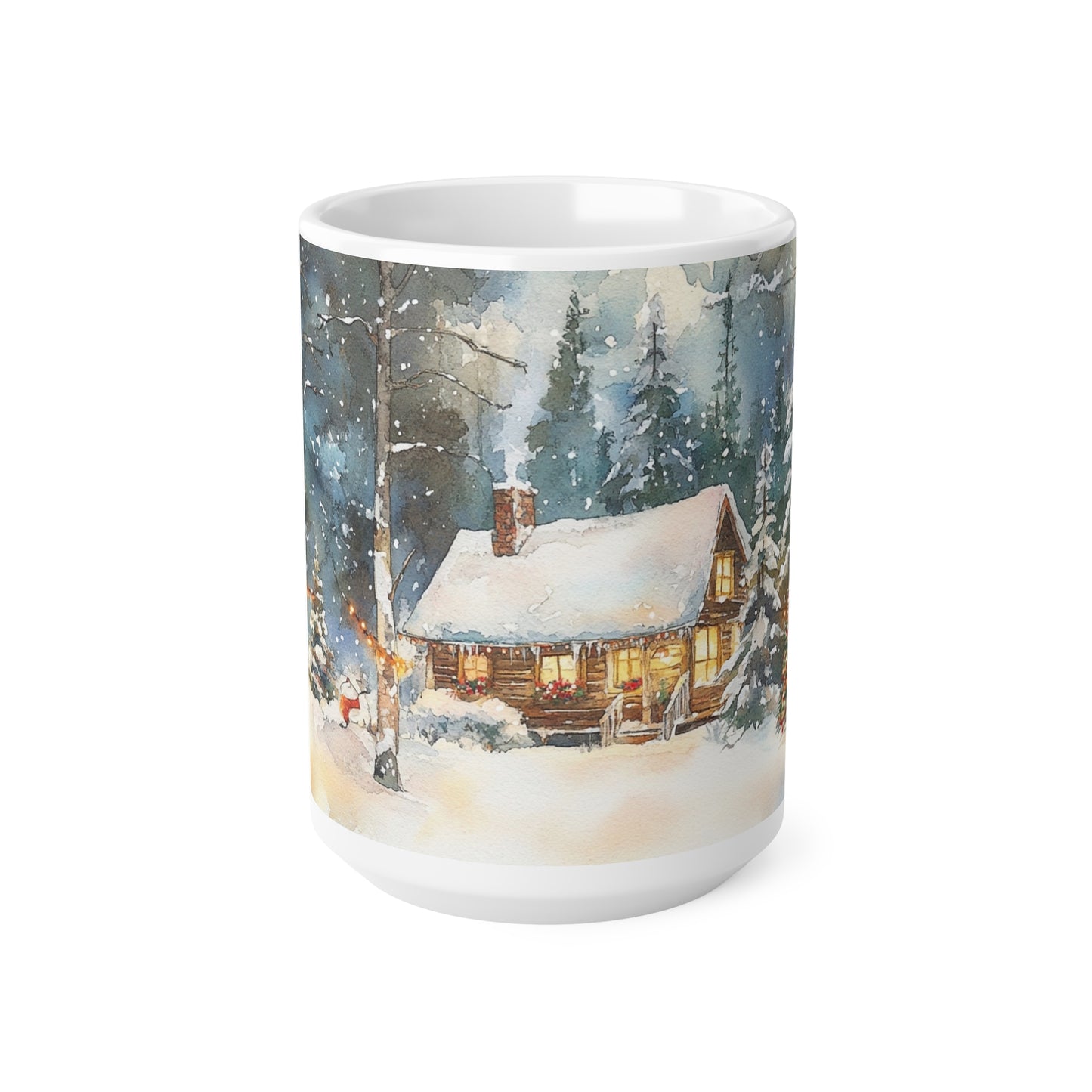 Keramisk Julekopp med Julemotiv #3 – Perfekt Gave til Kaffe, Te eller Kakao