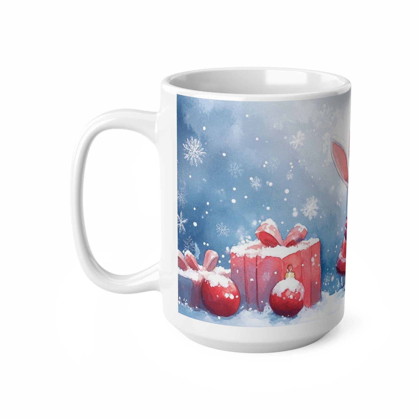 Keramisk Julekopp med Julemotiv #87 – Perfekt Gave til Kaffe, Te eller Kakao