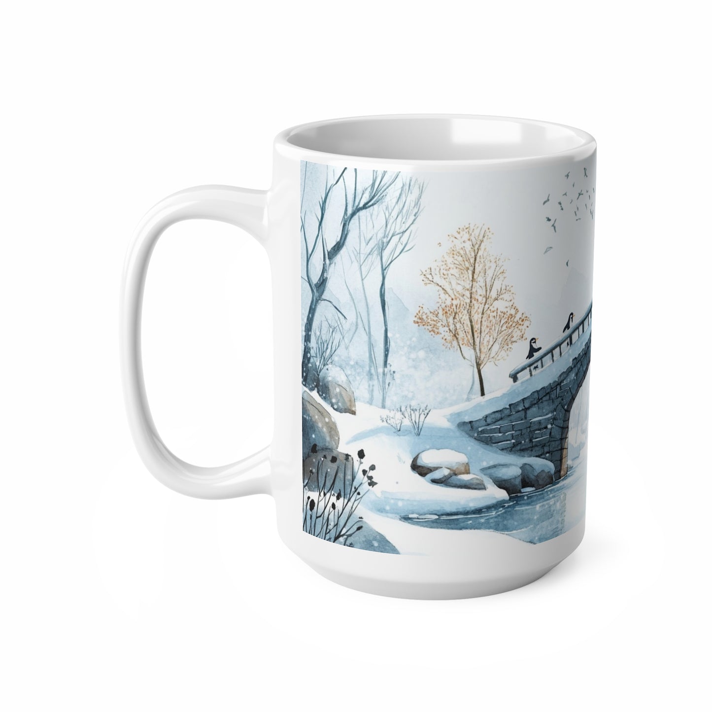 Keramisk Julekopp med Julemotiv #34 – Perfekt Gave til Kaffe, Te eller Kakao