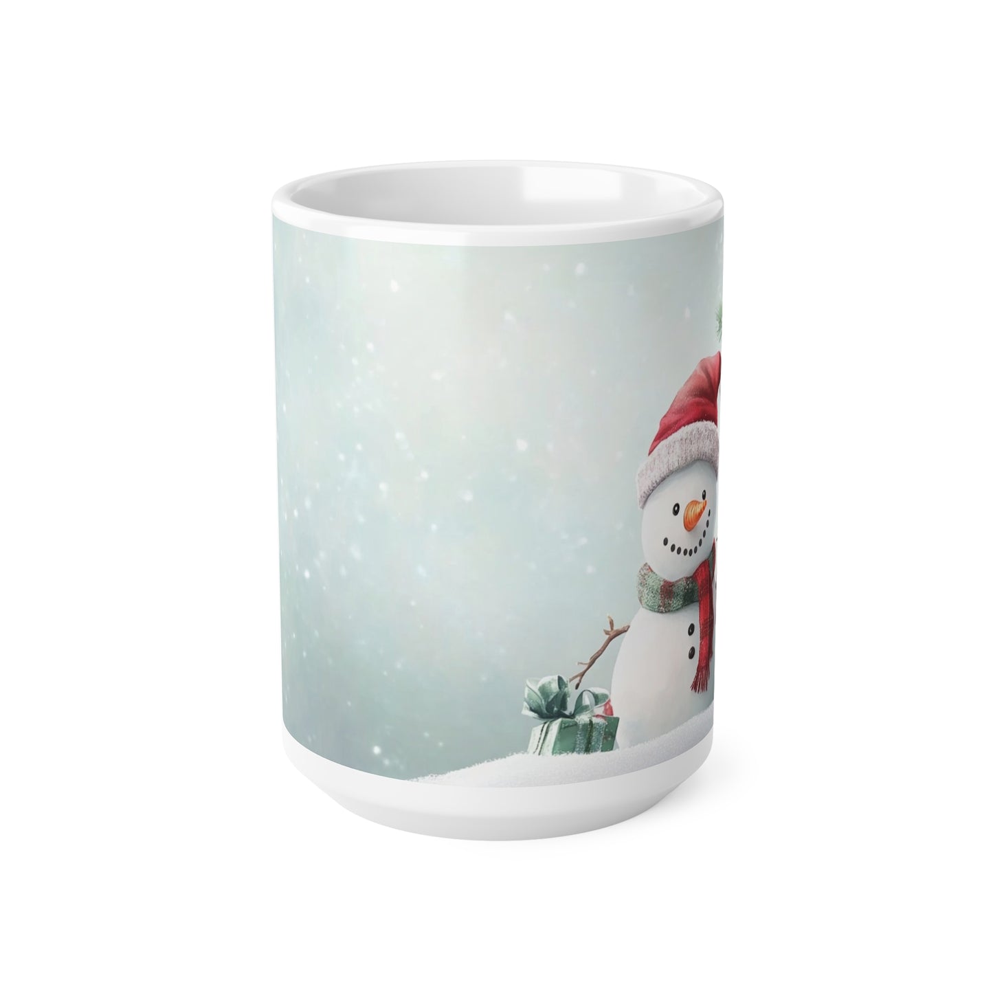 Keramisk Julekopp med Julemotiv #28 – Perfekt Gave til Kaffe, Te eller Kakao