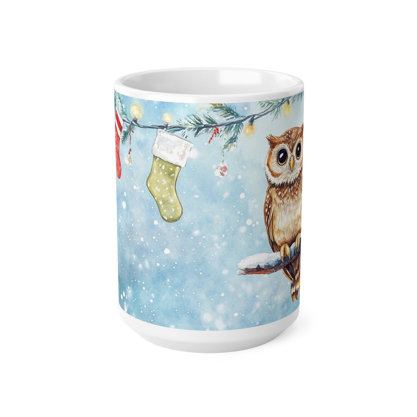 Keramisk Julekopp med Julemotiv #22 – Perfekt Gave til Kaffe, Te eller Kakao