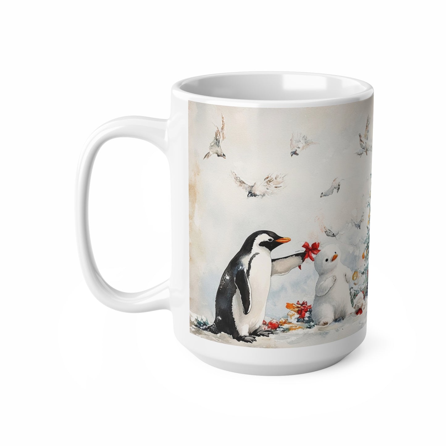 Keramisk Julekopp med Julemotiv #54 – Perfekt Gave til Kaffe, Te eller Kakao