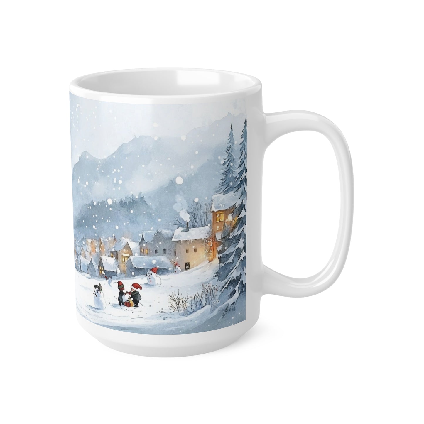 Keramisk Julekopp med Julemotiv #89 – Perfekt Gave til Kaffe, Te eller Kakao