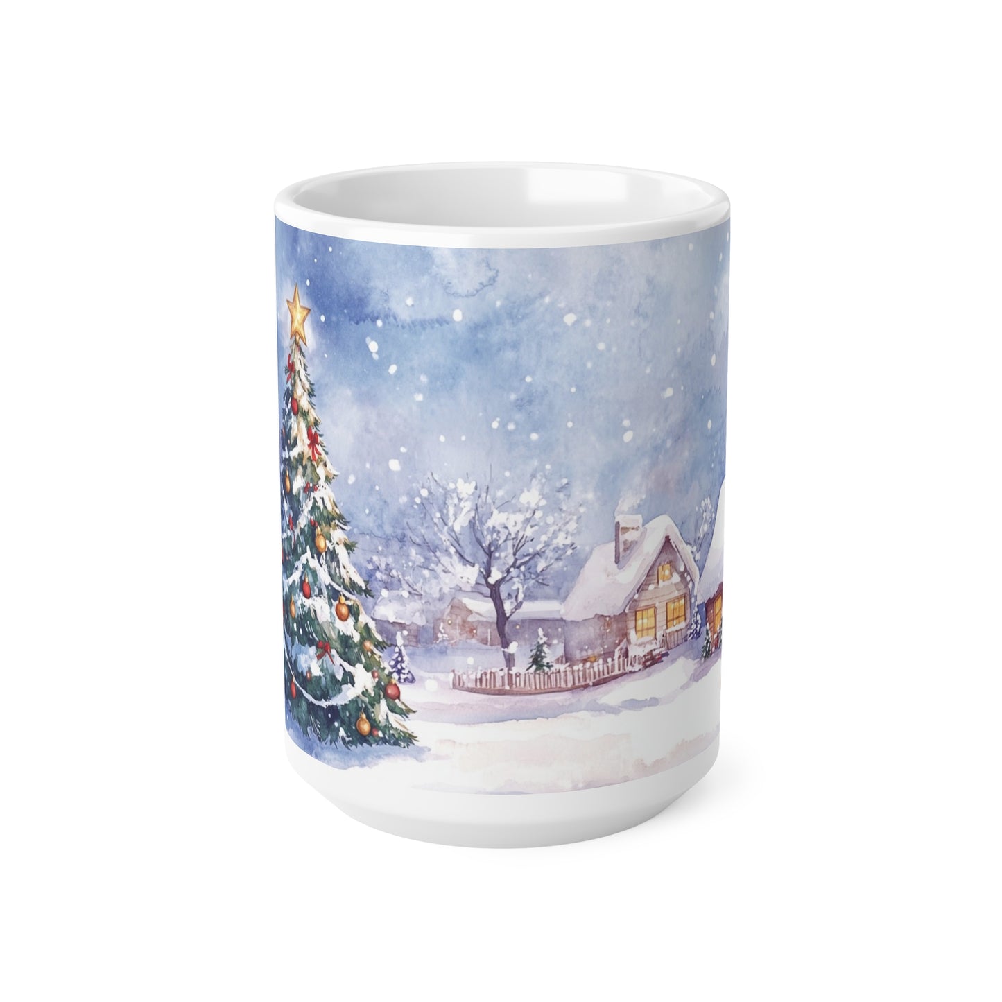 Keramisk Julekopp med Julemotiv #93 – Perfekt Gave til Kaffe, Te eller Kakao