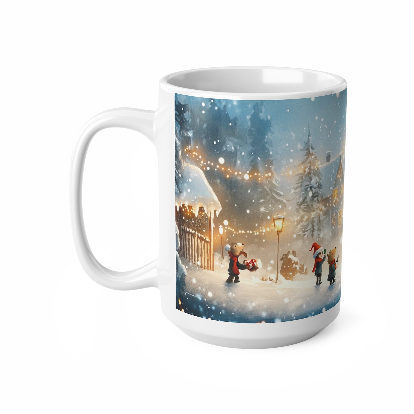 Keramisk Julekopp med Julemotiv #90 – Perfekt Gave til Kaffe, Te eller Kakao