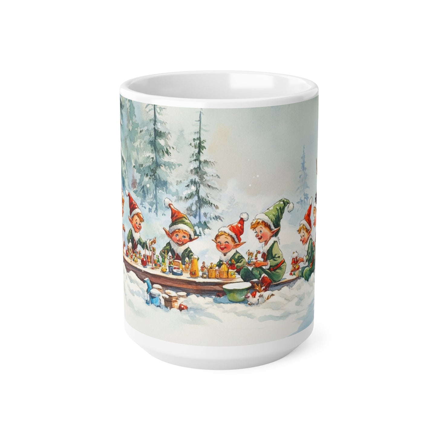 Keramisk Julekopp med Julemotiv #53 – Perfekt Gave til Kaffe, Te eller Kakao